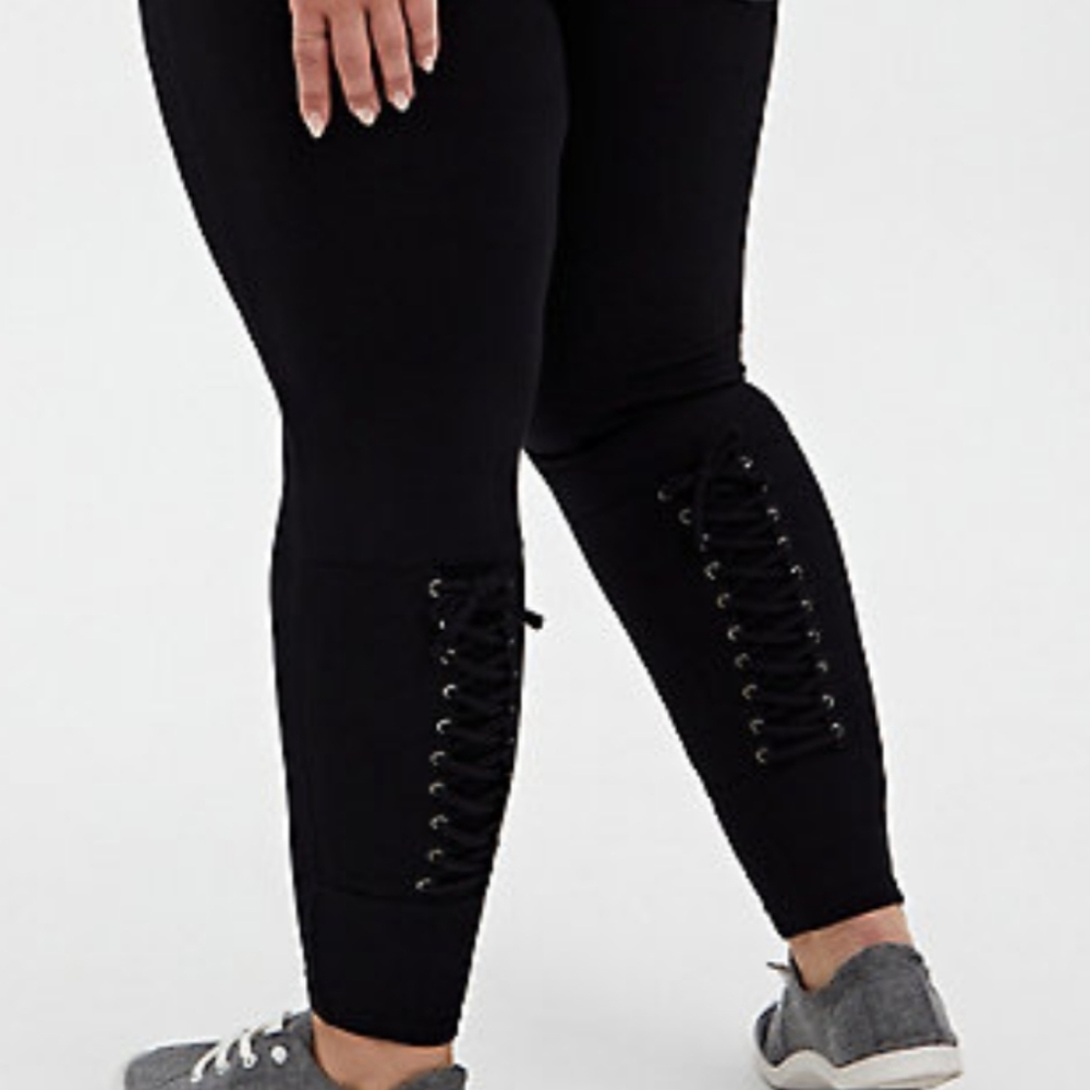🆕 4X CORSET BACK BLACK - PREMIUM LEGGINGS